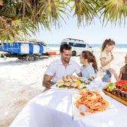 Bribie Island: Sea to Table 4WD, Kayak, & Seafood Lunch Tour