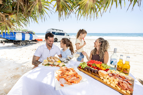 Bribie Island: Sea to Table 4WD, Kayak, & Seafood Lunch Tour