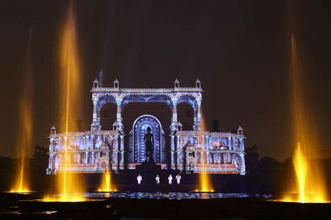 Akshardham Temple Tour Exhibition, Light & Water Show by Car Temple Tour without Water and Light and Sound Show.