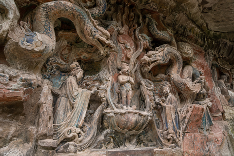 Chongqing: Dazu Rock Carvings Tickets & Digital Cinema Baodingshan + Digital Cinema & Transport