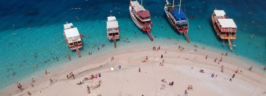 Antalya : excursion en bateau à l'île de Suluada avec déjeuner et prise en charge à l'hôtel