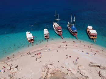 Antalya: Suluada Island Boat Trip with Lunch & Hotel Pickup