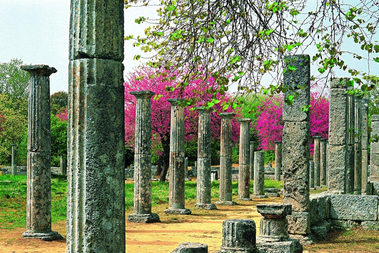 Discover Ancient Olympia and Seaside Charm in Kalo Nero Private Luxury Zero-Emission Electric SUV Transfer (Up to 4)