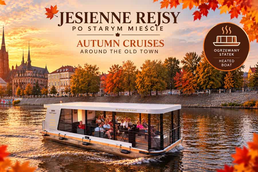 Breslau: Herbst-Bootstour – 45 Minuten in der Altstadt. Foto: GetYourGuide Breslau: Herbst-Bootstour – 45 Minuten in der Altstadt. Foto: GetYourGuide