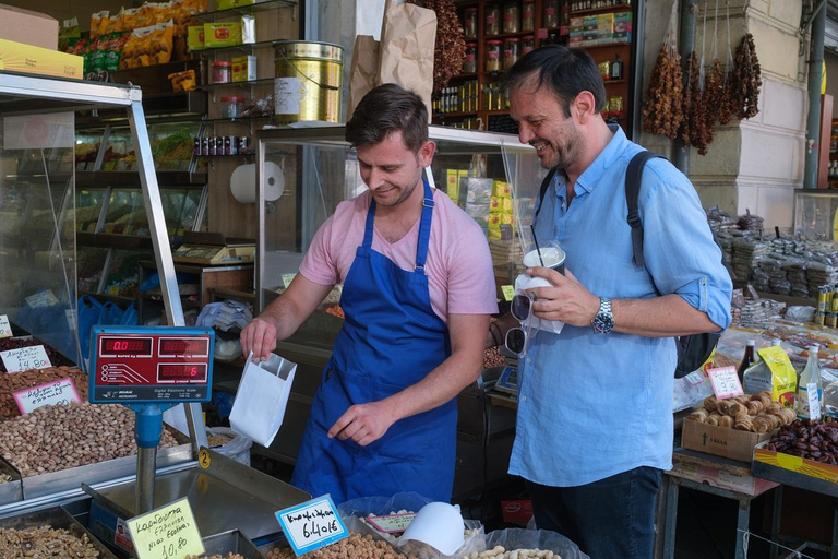 Classic Athens Food Tour with Local Drink & Market Visit Athens: Street Food Tour with Local Guide and 6 Tastings