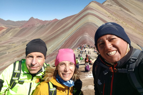 Cuzco: Rainbow Mountain Adventure and Red Valley with Guide and Meals Included.