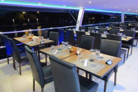 Bangkok: VELA Dinner Cruise TicketSonnenuntergangskreuzfahrt - Dämmerungsprogramm im Asiatique