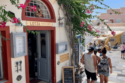 Santorini: Geführte Tour bei Sonnenuntergang mit Abholung vom Hotel