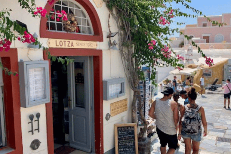 Santorini: Geführte Tour bei Sonnenuntergang mit Abholung vom Hotel