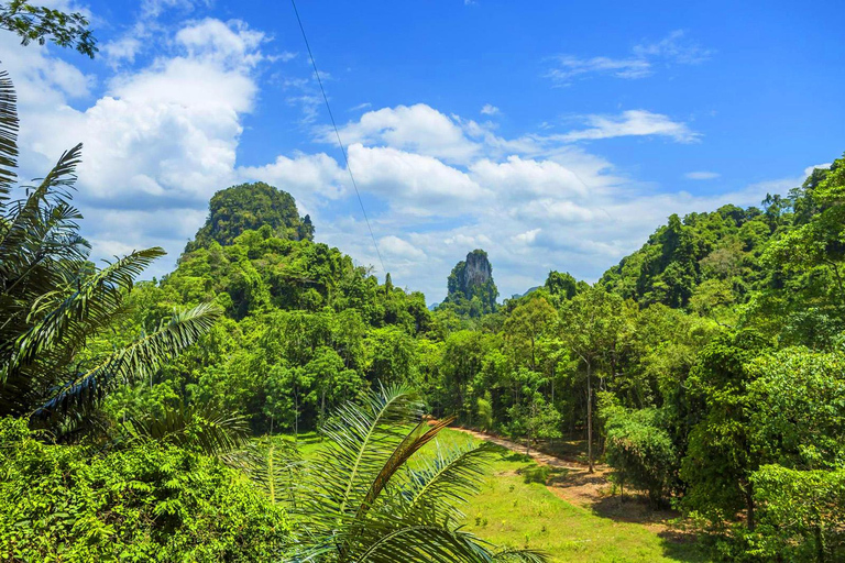 Krabi: Esperienza di zipline, ATV e arrampicata in cima alla cordaZipline di un giorno intero