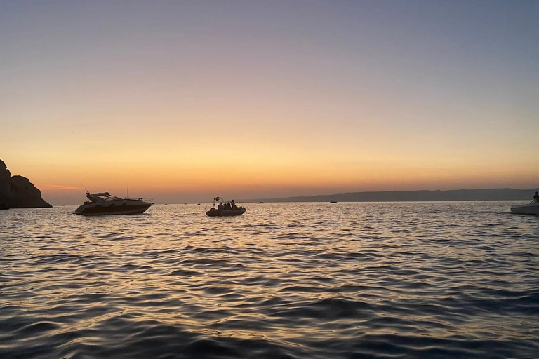 Marsylia: Podwodny skuter o zachodzie słońca i kolacja na łodzi