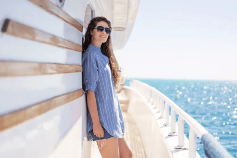 Hurghada or Makadi: Yacht Snorkeling & Orange Bay Island Hurghada: 8- Hour Orange Island with Breakfast & Lunch