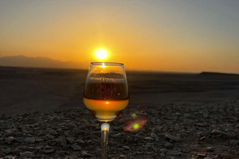 paseo en camello con puesta de sol y observación de estrellas