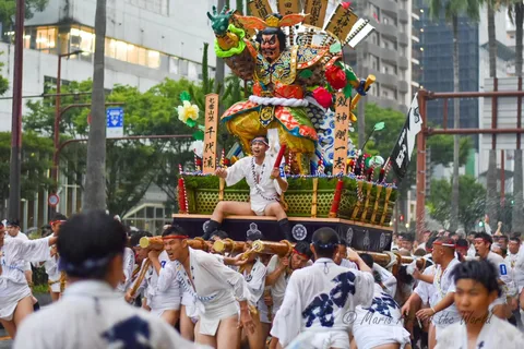 A Limited Time Tour of Hakata Gion Yamakasa's Floats