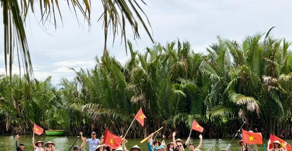 Hoi An: Eco Coconut Basket Boat Ride With Free Spinning