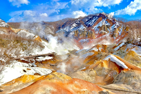 Noboribetsu Lake Toya Tour ❘ From Hokkaido Sapporo Sapporo Tokyu REI Hotel Departure A Walk Toyako Onsen Street