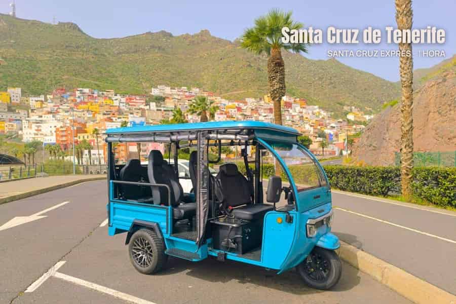 Santa Cruz de Tenerife: Express-Tuk-Tuk-Tour durch die Hauptstadt (1 Stunde). Foto: GetYourGuide Santa Cruz de Tenerife: Express-Tuk-Tuk-Tour durch die Hauptstadt (1 Stunde). Foto: GetYourGuide