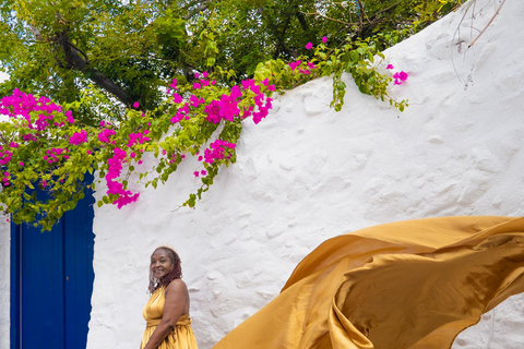 Flying Dress Photoshooting Mykonos