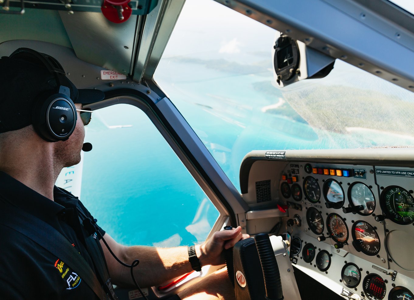 Fra Airlie Beach: Whitsundays Scenic Flight med afhentning