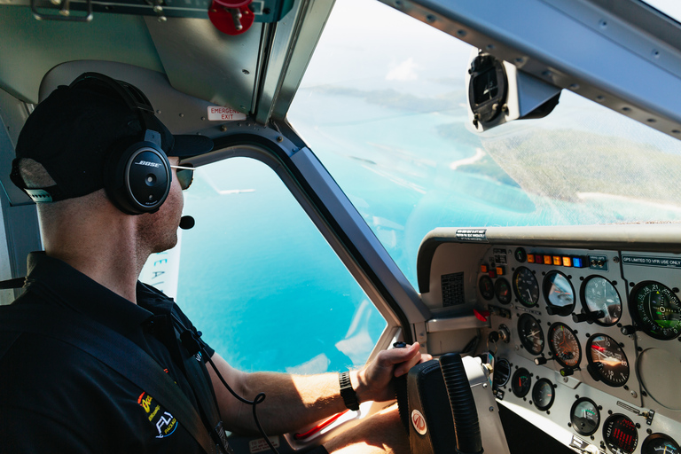 Vanuit Airlie Beach: Whitsundays panoramische vlucht met pick-up