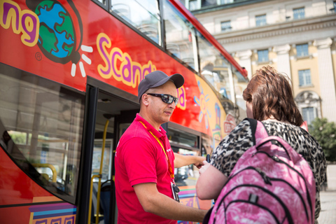Stockholm: 24 hour Hop On-Hop Off Bus Tour