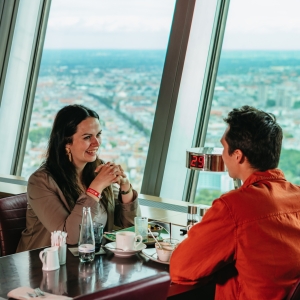Berlin: TV Tower Fast-Track Ticket & Restaurant Reservation