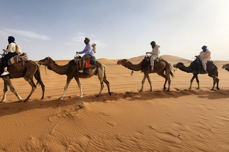 Marrakech to Fes 3 day Desert Tour Camel & luxury Tente Marrakech to Fes 3 day Desert Tour Standard Desert Tents