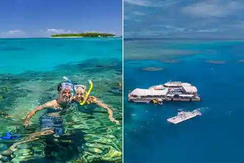 From Cairns: Green Island + Moore Reef Pontoon Combo