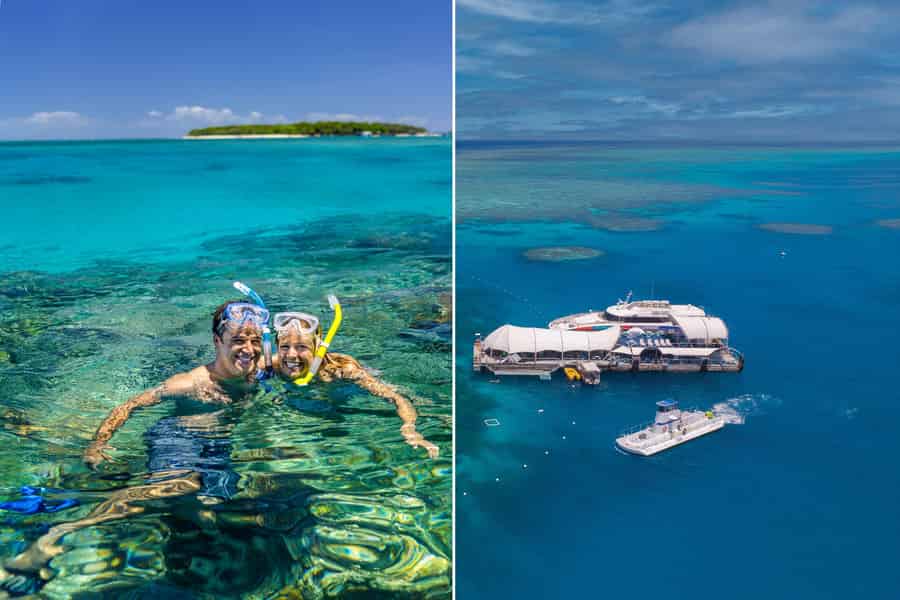 Von Cairns aus: Green Island + Moore Reef Pontoon Combo. Foto: GetYourGuide