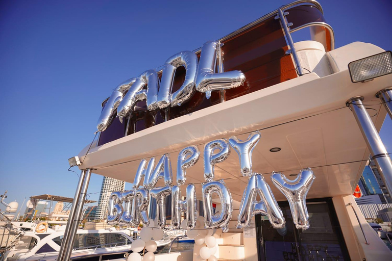 Celebrate Your Birthday in Style on luxury Yacht in Dubai Celebrate Your Birthday in Style on 75 FT Yacht in Dubai