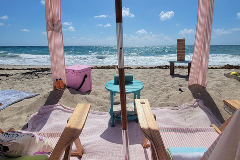 Deerfield Beach: Noleggio Cabana per un giorno in spiaggia tutto incluso!