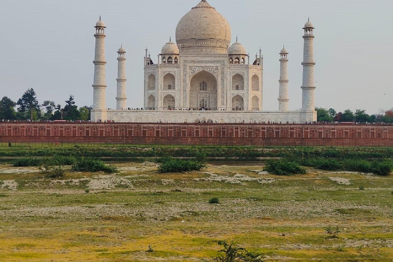 De Delhi: Viagem de 1 dia de luxo para o Taj Mahal, Agra, de carro.De Delhi: excursão de luxo no mesmo dia ao Taj Mahal, Agra.