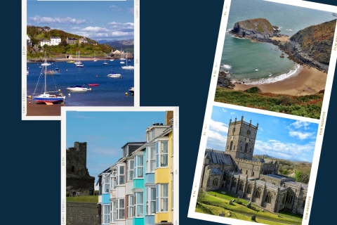 Coastal Way/Wales' West Coast (Interactive Guidebook)Voie côtière/Côte ouest du Pays de Galles Voyage autoguidé entièrement flexible