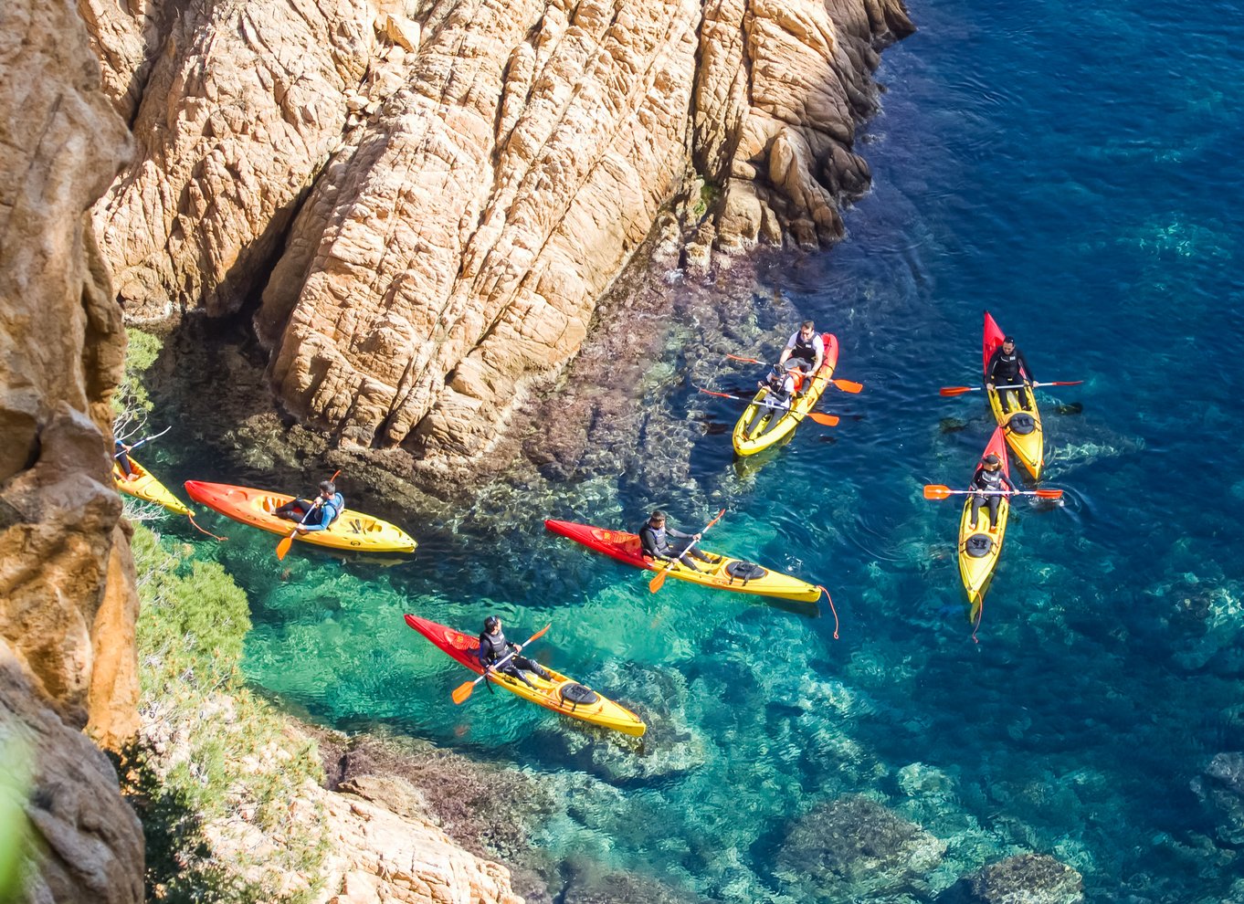 Costa Brava: Kajak- og snorkeltur i havets grotter