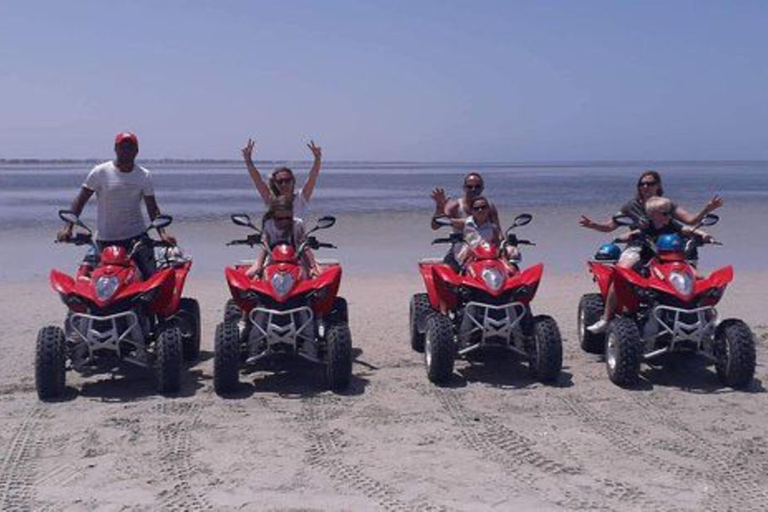 Djerba: quadrit van 1 uur en 30 minuten naar het eiland van de roze flamingo&#039;s