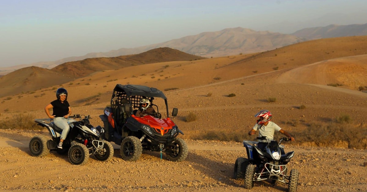 Quad bike tour with dinner and fire show | GetYourGuide
