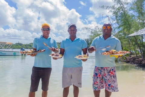 Mauritius: Motorówka Ile aux Cerfs, wodospad GRSE, grill, bar