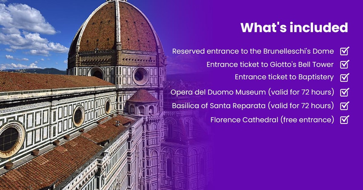 Biglietto d'ingresso per la Cupola del Brunelleschi e il Duomo di