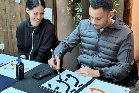 Kyoto: Japanese Calligraphy Workshop1 - Hour Calligraphy Workshop