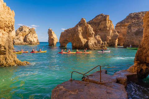Lisbonne : Algarve, grottes de Benagil et Lagos avec option de tour en bateauVisite en petit groupe
