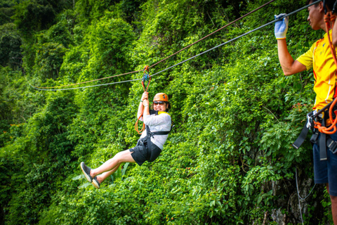 Vang Vieng: Zipline, caminhadas nas grutas, rafting, caiaque, lagoa 4