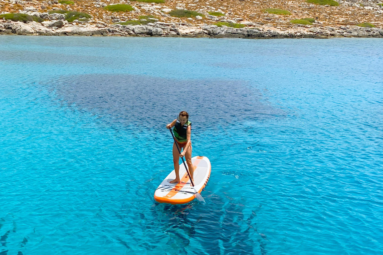 Héraklion : Croisière en catamaran sur l&#039;île de Dia pour les familles et les enfants