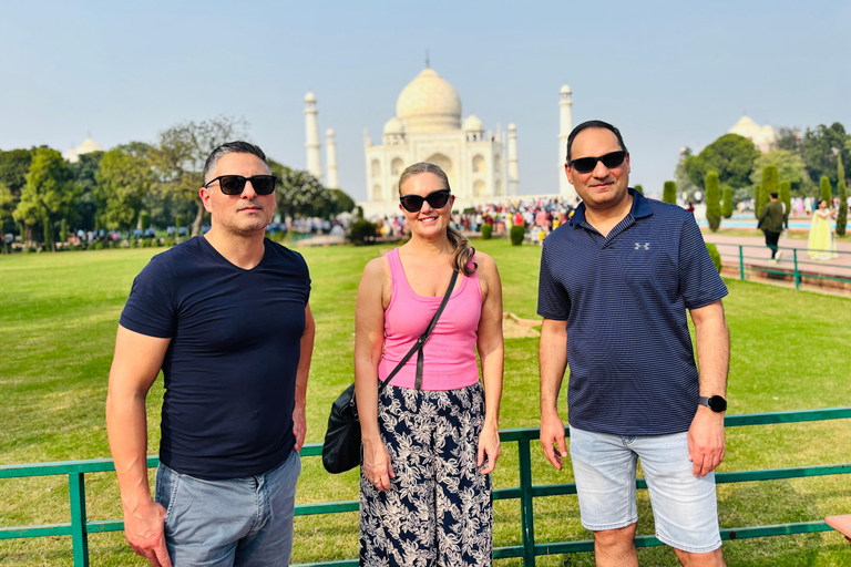 From Delhi: Taj Mahal Sunrise with Elephant Conservation