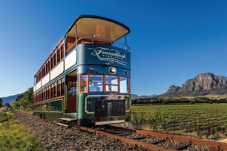 Depuis Le Cap : tramway du vin à arrêts multiples à Franschhoek