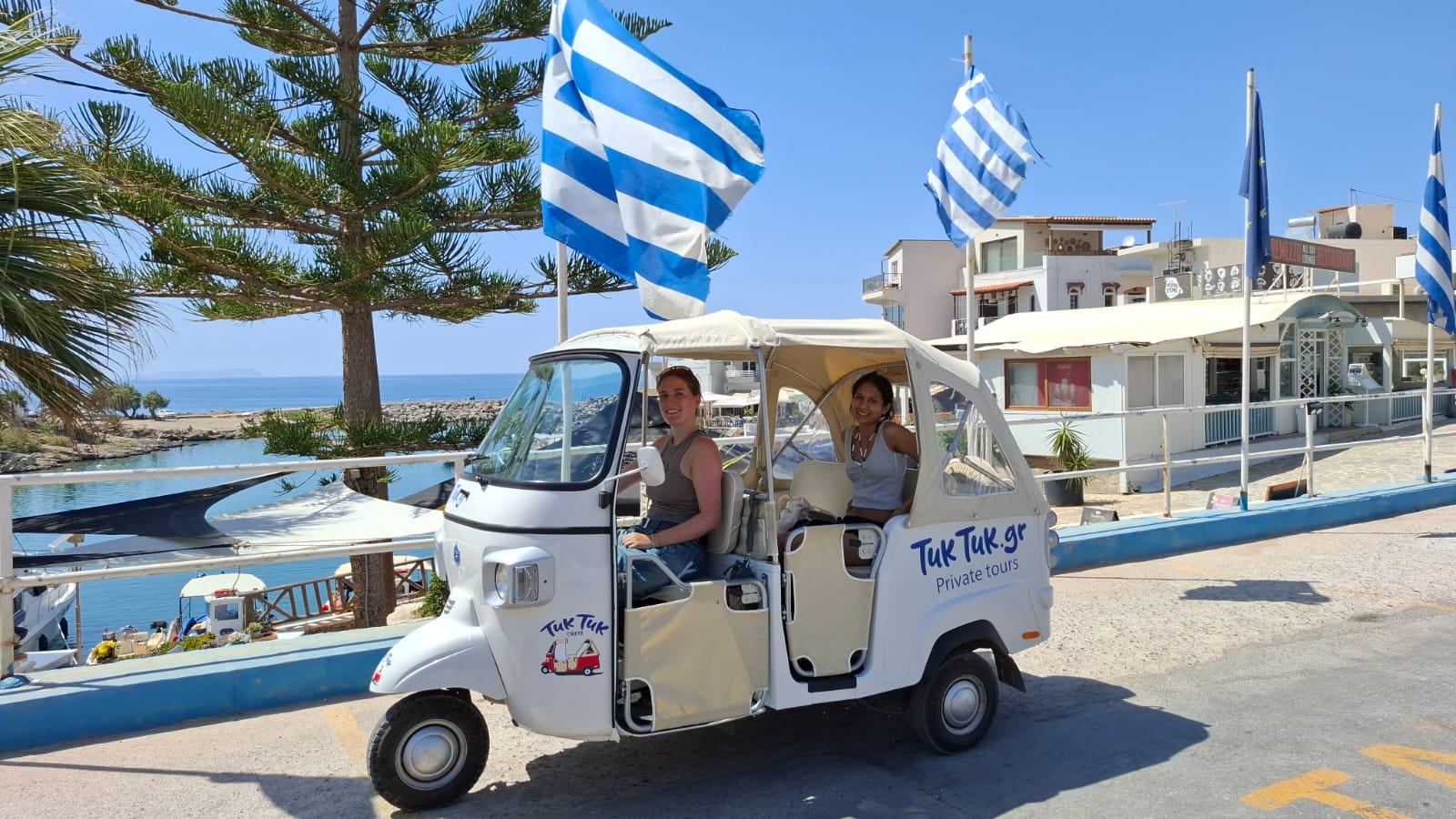 Kreta: Private Tuk-Tuk-Tour durch 7 Dörfer mit Verkostungen