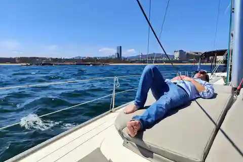 Barcelona Sailing Experience Luxury Boat w/Snacks & Drinks