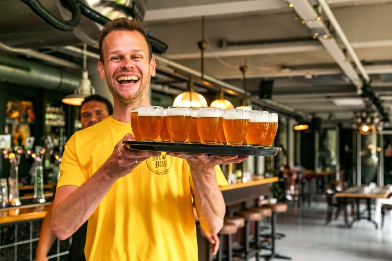 Ámsterdam: tour guiado en autobús por la cervecería artesanal con degustaciones