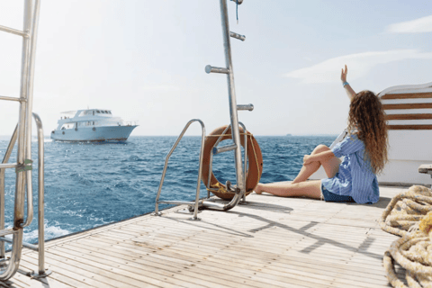 Hurghada or Makadi: Yacht Snorkeling & Orange Bay Island Hurghada: 8- Hour Orange Island with Breakfast & Lunch