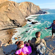From Lagos: Wild West Coast Sunset Hike with Dinner & Wine