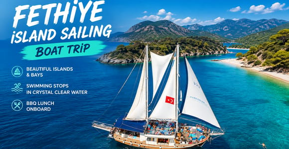 Fethiye: Full-Day Sailing Trip with BBQ Lunch & Swim Stops